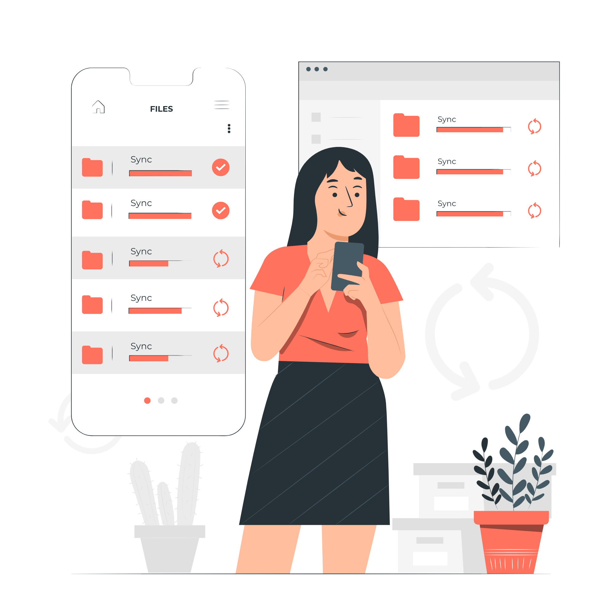 File synchronization-pana